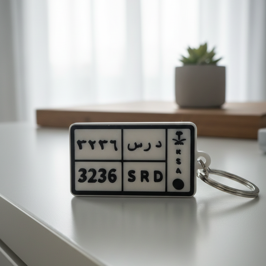 ميدالية لوحة سيارة