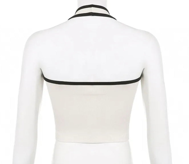 توب الهالتر القصير بالألوان المتضاربة – زُحشُر